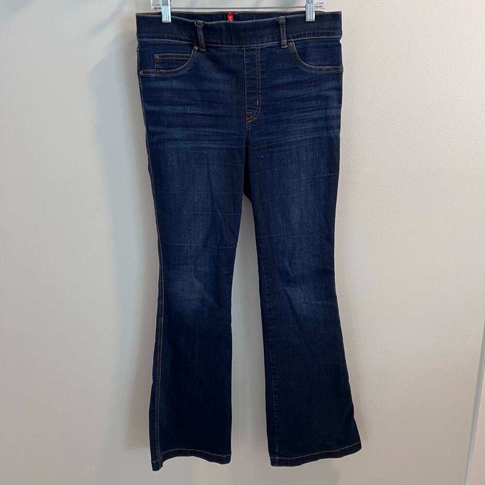 SPANX Flare Pull-On Denim Jeans Size L